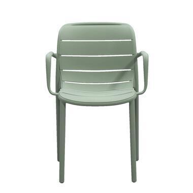 Stapelstoel Nice - kunststof/lichtgroen - Leen Bakker