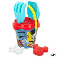 Strandspeelgoedset Mickey Mouse Ø 14 cm Plastic (24 Stuks) - thumbnail