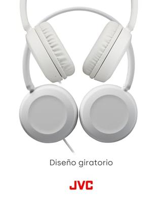 JVC HA-S31M Hoofdtelefoon en microfoon, binaural, hoofdbeugel, wit - hoofdtelefoon en microfoons (bekabeld, hoofdband, binaural, over-ear, 10-26000 Hz, wit)