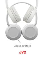 JVC HA-S31M Hoofdtelefoon en microfoon, binaural, hoofdbeugel, wit - hoofdtelefoon en microfoons (bekabeld, hoofdband, binaural, over-ear, 10-26000 Hz, wit) - thumbnail