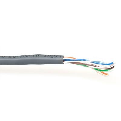 ACT ES305B CAT5E U/UTP PVC Kabel Massief Grijs - 305 meter