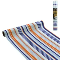 Tafelloper 3-in-1 blauw 480 cm | 24 stuks - thumbnail