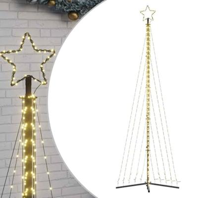 LED-kerstboom 495 LEDs warm wit 300,5 cm - thumbnail
