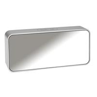 TFA Dostmann 60.2032.54 Wekker Kwarts Zilver Alarmtijden 2 Groot display, Extra luid wekgeluid - thumbnail