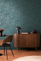 Livingwalls Smart Surfaces - Blauw - Floraal - 395603 - thumbnail
