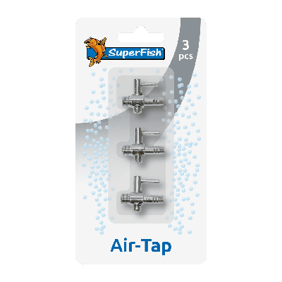 Rvs Tap Kraan 1 Weg Blist- 3 St aquaria Superfish - Superfish