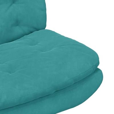 Draaibare Relaxstoel Turquoise 63 x 75 x 76 cm Fluweel