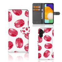 Samsung Galaxy A04s | Samsung Galaxy A13 5G | Book Cover | Pink Macarons - thumbnail