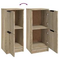 Dressoir 30x30x70 cm bewerkt hout sonoma eikenkleurig - thumbnail