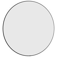 VidaXL Wandspiegel rond ø60 cm zwart - thumbnail