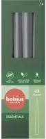 Bolsius gotische kaarsen stormy grey 4x - thumbnail