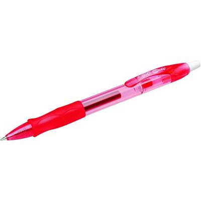 Gelschrijver Bic Gel-ocity medium rood | 12 stuks