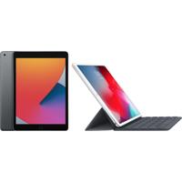 Apple iPad (2020) 32 GB Wifi Space Gray + Smart Keyboard - thumbnail