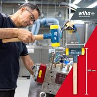 Wiha terugslagloze hamer 800 met hickorysteel 60mm 02098 - thumbnail