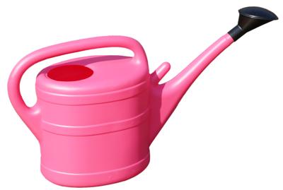 Geli kunststof gieter 10 liter roze