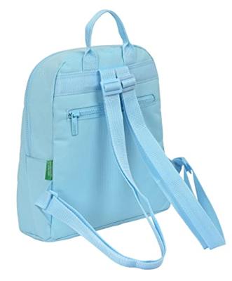 Casual Rugtas Benetton Sequins Licht Blauw 13 L