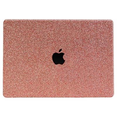 Lunso MacBook Pro 16 inch M1/M2 (2021-2023) cover hoes - case - Glitter Rose Goud