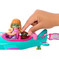 Barbie Chelsea Beroepenpop Speelset met Pop en Vliegtuig - thumbnail