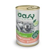 OASY One Protein Adult Medium/Large Salmon - natvoer voor honden - 400g - thumbnail