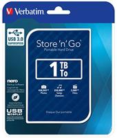Verbatim Store n Go 1 TB Externe harde schijf (2,5 inch) USB-A 3.2 Gen 1 Blauw 53200 - thumbnail