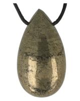 Druppelvormige Hanger Pyriet - thumbnail