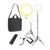 LED Ring Lamp - Selfie Lamp - 30W - Statief, Houder en Afstandsbediening | Make-up Lamp | Vlog | Mobiele Fotostudio voor Instagram / TikTok / Youtube - thumbnail