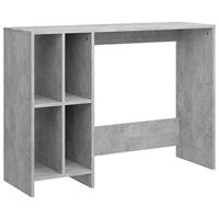 VidaXL Bureau 102,5x35x75 cm bewerkt hout betongrijs - thumbnail