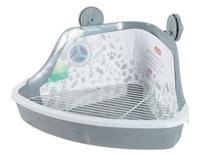 ZOLUX HOEKTOILET KNAAGDIER GRIJS - thumbnail