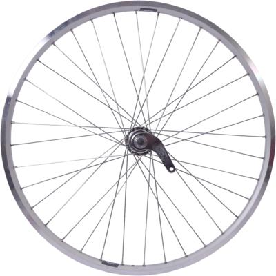 Achterwiel 26 x 1.75 / 1.95" met Favorit remnaaf/ Zac 19 velg - zilver