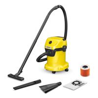 Universele stofzuiger KARCHER WD 3 V-17/4/35 + sproeiers 17 l 1000 W (1.628-124.0) Zwart, Geel - thumbnail