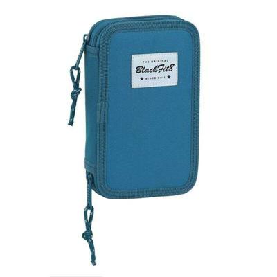 Dubbele etui BlackFit8 M854 Blauw 12.5 x 19.5 x 4 cm (28 Onderdelen)