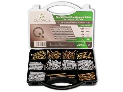 Quadrios 2109SA046 2109SA046 Spaanplaatschroeven assortiment 250 stuk(s) Quadrios 2109SA046 2109SA046 Spaanplaatschroeven assortiment 250 stuk(s)