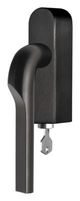 Formani Rivio by Gensler GL100-DKLOCK-O draaikiepgarnituur afsluitbaar rechtsdraaiend - PVD mat zwart