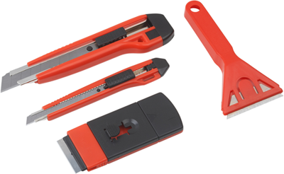 Werkzeyt messen met verfschraper 4-dlg - wu4250030