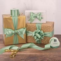 Vaessen Creative • satijnlint 20mx38mm saliegroen - thumbnail