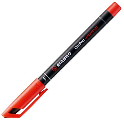 STABILO OHPen, permanent marker, fine 0.7 mm, rood, per stuk