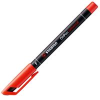 STABILO OHPen, permanent marker, fine 0.7 mm, rood, per stuk - thumbnail
