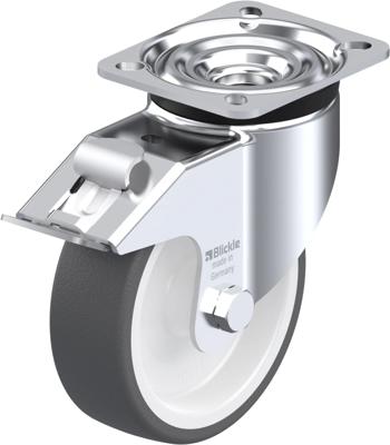 Blickle LK-POTH 125G-1-FI Zwenkwiel met rem Wieldiameter: 125 mm Draagvermogen (max.): 350 kg 1 stuk(s) Blickle LK-POTH 125G-1-FI Zwenkwiel met rem Wieldiameter: 125 mm Draagvermogen (max.): 350 kg 1 stuk(s)