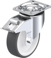 Blickle LK-POTH 125G-1-FI Zwenkwiel met rem Wieldiameter: 125 mm Draagvermogen (max.): 350 kg 1 stuk(s) - thumbnail