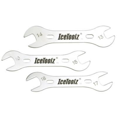 IceToolz conussleutelset 3-dlg 13x14mm/15x16mm/17x18mm IceToolz conussleutelset 3-dlg 13x14mm/15x16mm/17x18mm
