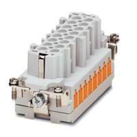 Phoenix Contact 1605598 Businzetstuk HC-B 16 + PE Snijklem 10 stuk(s) - thumbnail