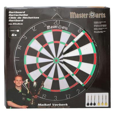 Master Darts dartbord met pijlen