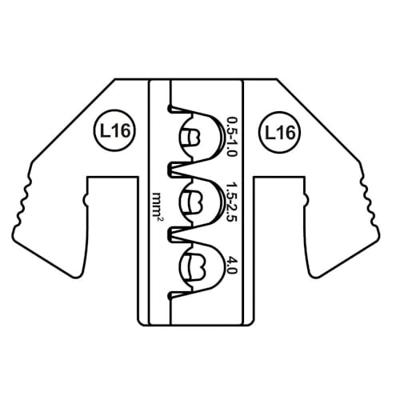 TOOLCRAFT TO-9625857 Krimpinzetstuk MCP plat contact, SPT plat contact 0.5 tot 4 mm²