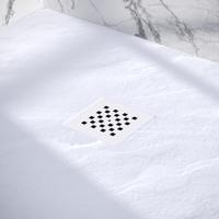 Brauer Afvoerrooster Voor Douchebak - Mat Wit - thumbnail