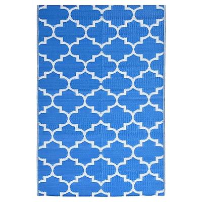 Buitenkleed ARAKIL 120x180 cm polypropeen blauw