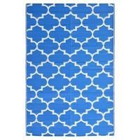 Buitenkleed ARAKIL 120x180 cm polypropeen blauw - thumbnail