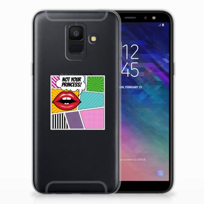 Samsung Galaxy A6 (2018) | Sillicone Back Cover | Popart Princess