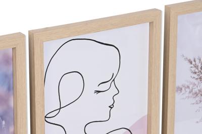 Canvas DKD Home Decor Pijnboom Canvas 40 x 2 x 60 cm