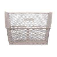 Basil Fietsmand cento achtermand 24 x 38,5 x 11 cm - nude metallic - thumbnail