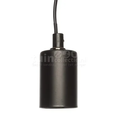 Hanglamp Snoerpendel E27 Fitting Zwart Hanglamp Snoerpendel E27 Fitting Zwart